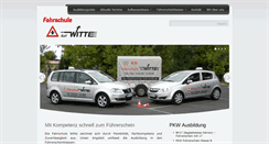 Desktop Screenshot of fahrschule-ralf-witte.de